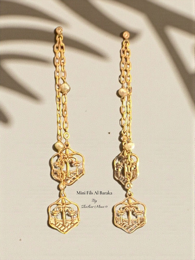 Long earrings from Al Braka collection _thumbnail_0